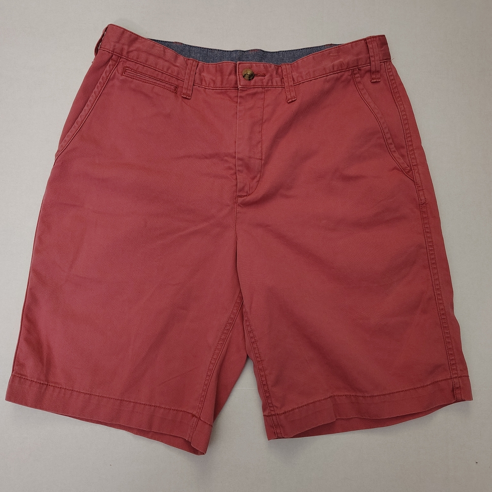Polo Ralph Lauren Red Relaxed Fit Chino Cotton Twill Shorts Mens Size 31